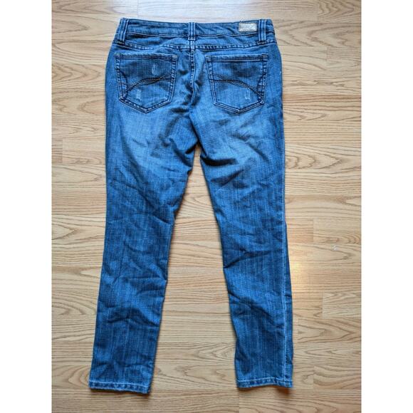 Womens Refuge Jeans Size 7S Blue Denim Cotton Polyester Spandex Blend Logo - Picture 2 of 11